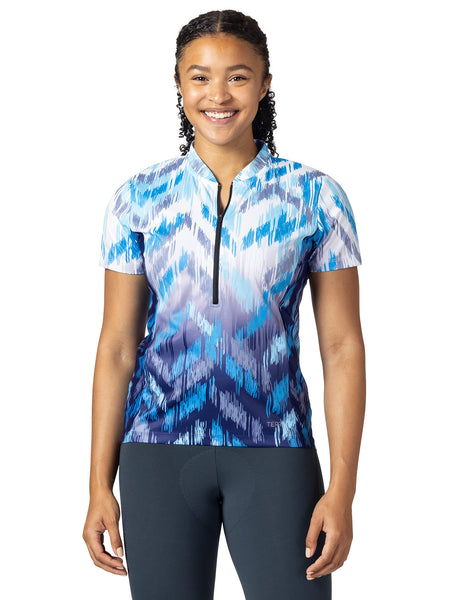 Terry Breakaway Mesh Short Sleeve Bike Jersey in color || Ikat