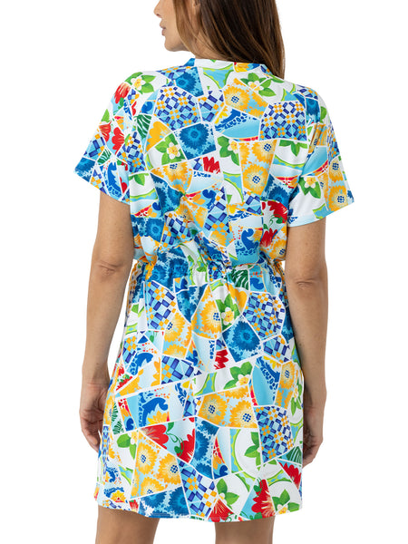 Terry Soleil Sun Dress in color || Multi Mosaic