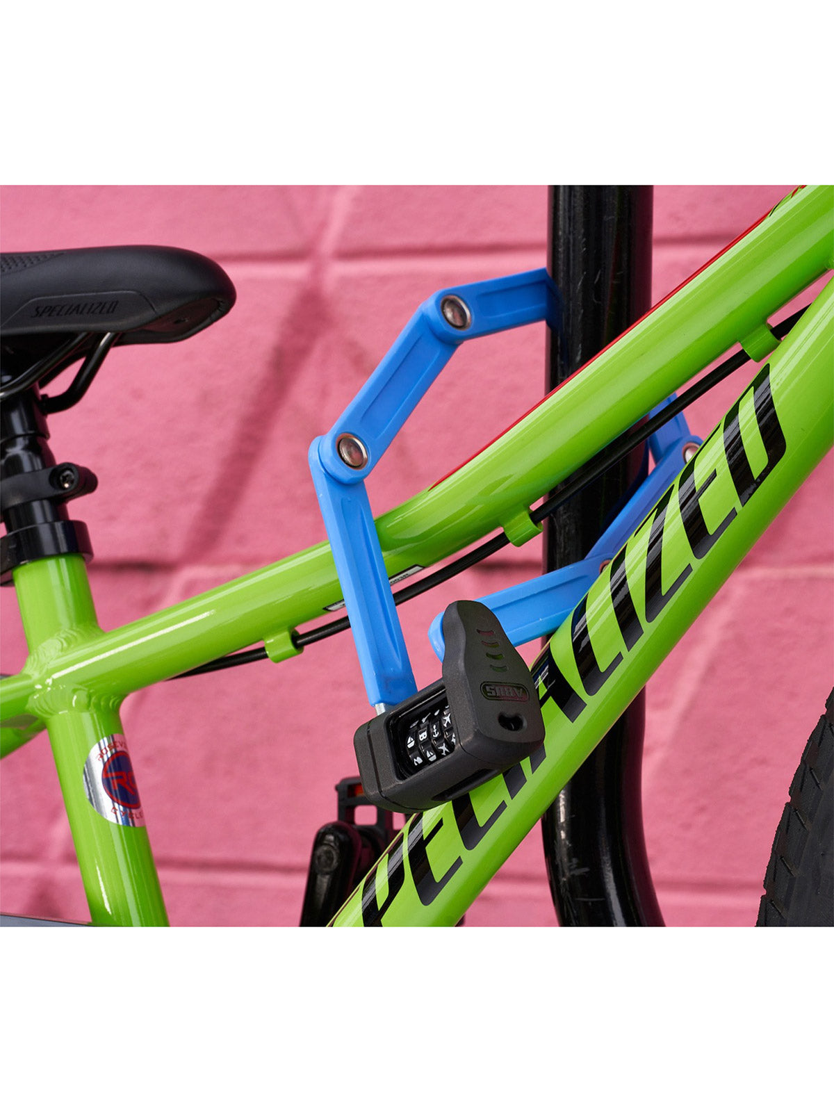 ABUS BORDO Lite Mini Folding Bike Lock in color || Blue