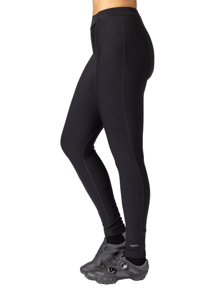 Terry Coolweather Bike Tight Tall length in color || Black