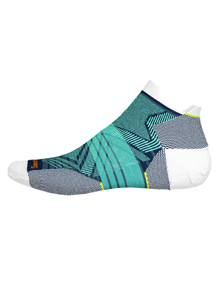 Smartwool Zero Cushion Stripe Cycling Socks in color || White