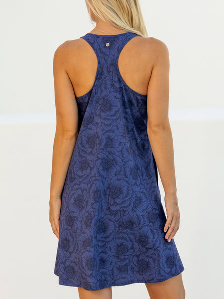 Krimson Klover Rose Dress in color || Peonies