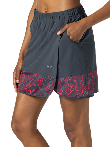 Terry Rover Bike Skort in color || Ebony | Amazement
