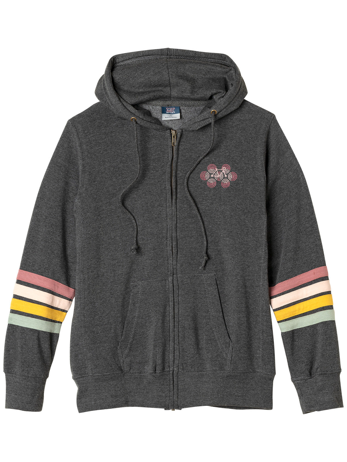 Terry Racer Hooded Sweatshirt in color || Charcoal