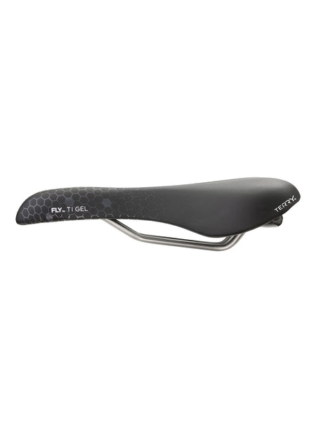 Terry Fly Ti Gel Saddle in color || Black Gray