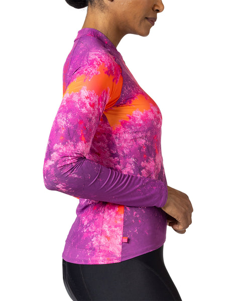 Terry Soleil Long Sleeve Bike Jersey in color || Aspen