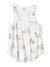 PJ Salvage Floral Market PJ Tank in Ivory Colorway