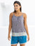 Benares PJ Tank in Penguin | Gray Colorway