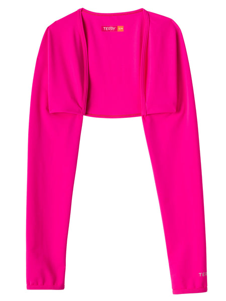 Terry Bolero Light in color || Neon Pink