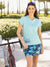 Terry Trixie Bike Skort in Bleuet Colorway