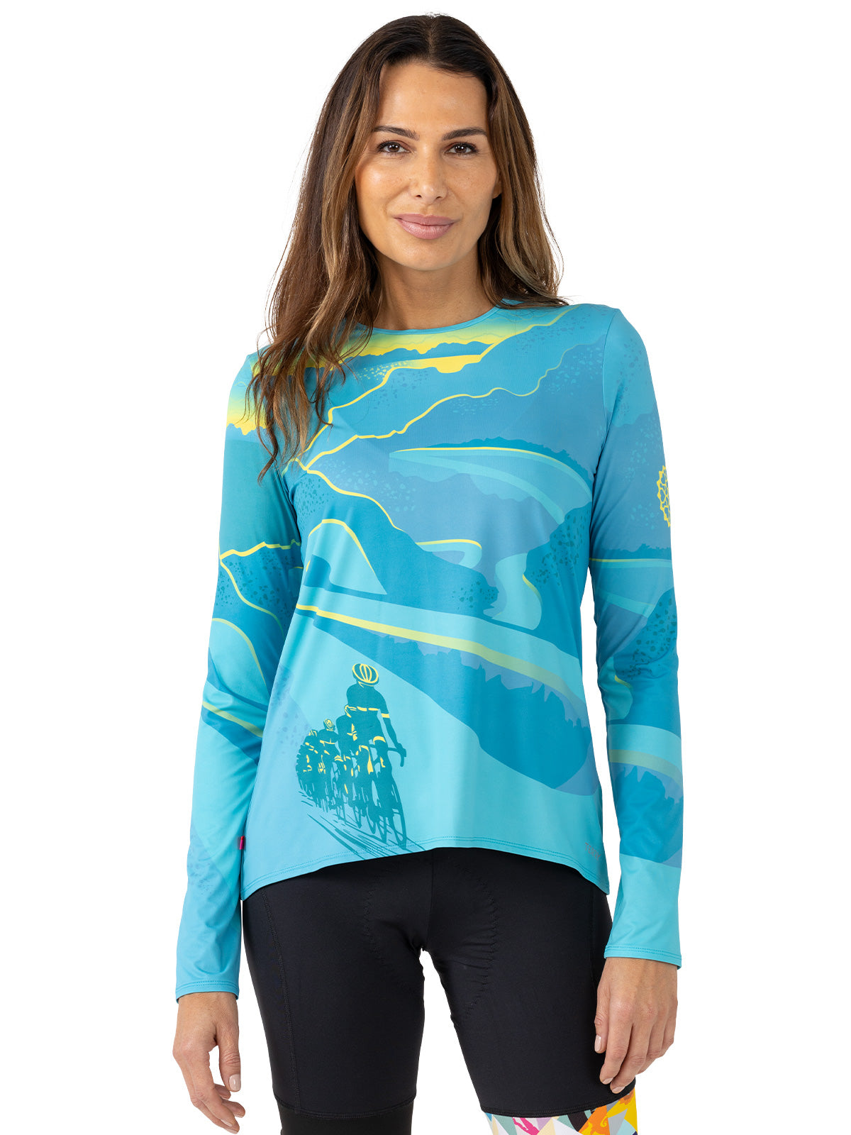 Terry Soleil Flow LS Petite LTD Bike Top in color || Costa Brava