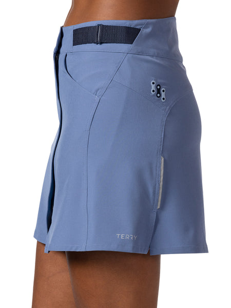 Terry Venture Bike Skort in color || Bluestone
