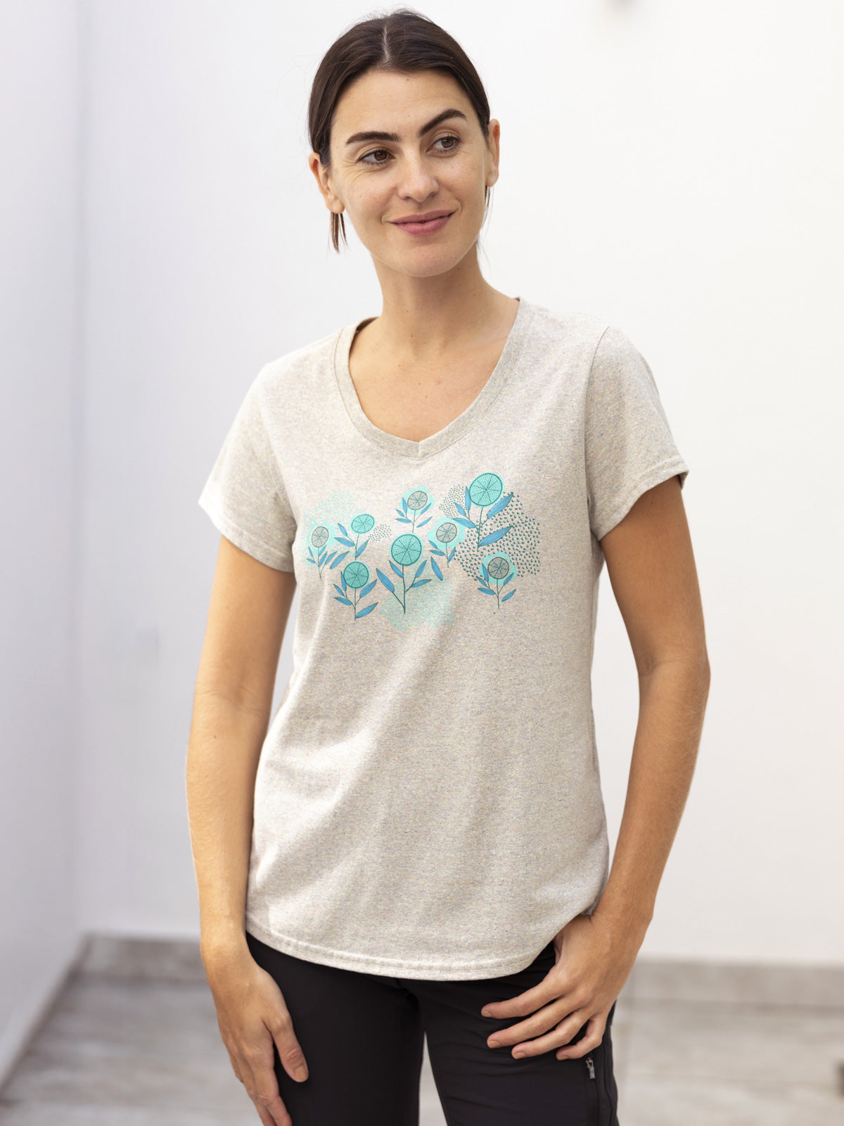 Terry Eco Bike Tee in color || Sand Dollar