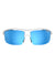 Tifosi Rivet Bike Sunglasses in Matte White| Clarion Blue Interchangeable Colorway