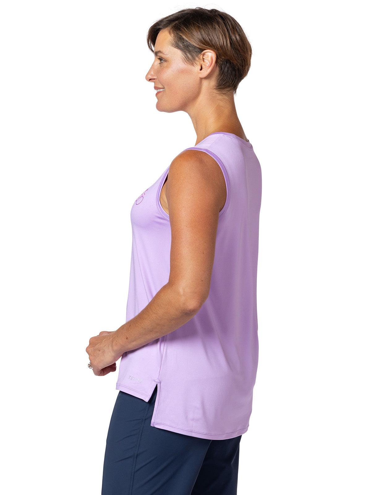 Terry Tech Tee Tank in color || Lavendula T-Girl Trip