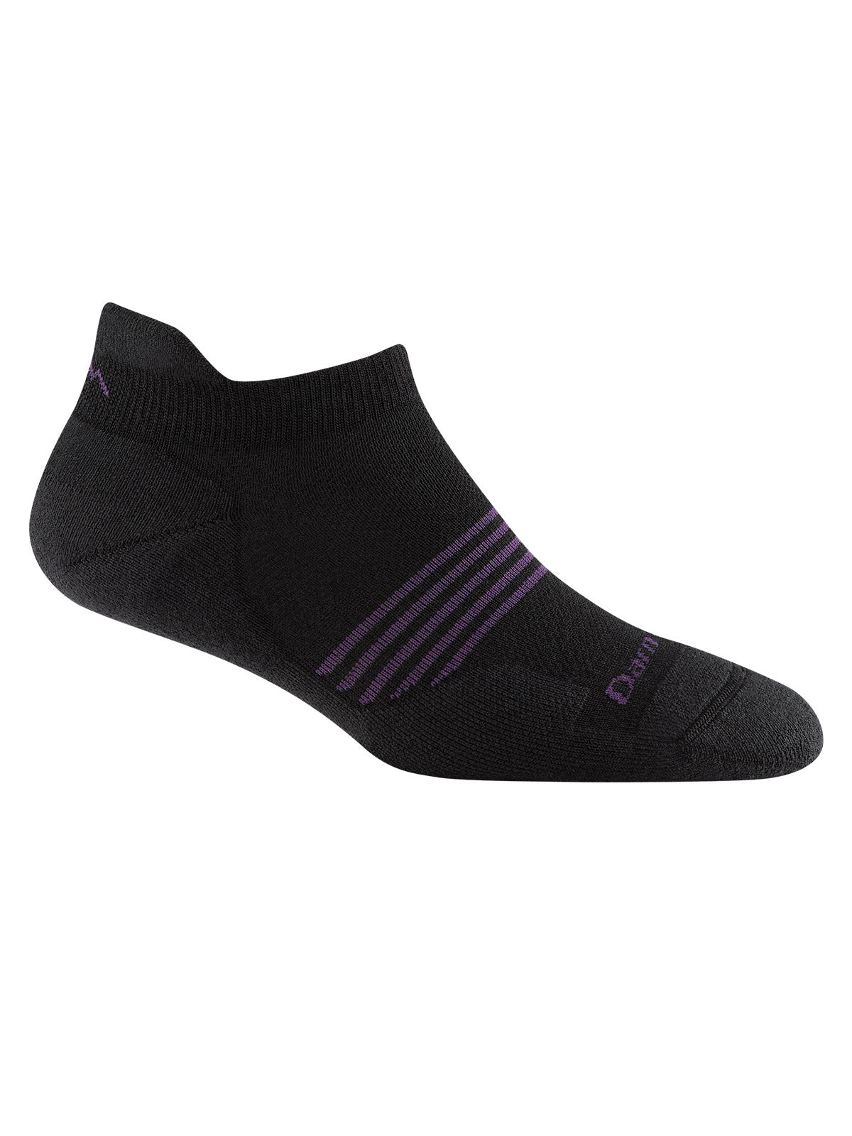 Darn Tough Element No Show Tab in color || Black