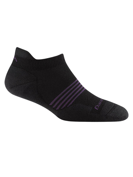 Darn Tough Element No Show Tab in color || Black