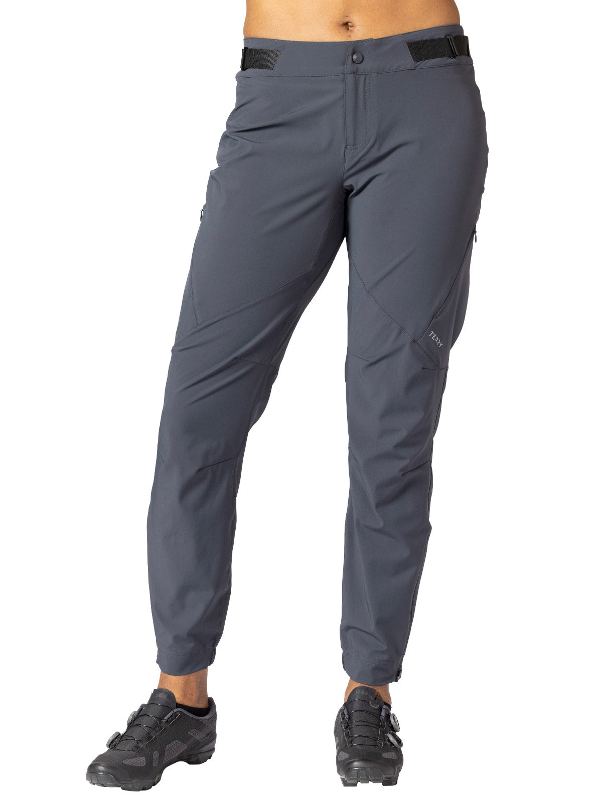 Terry Gravel Bike Pant in Ebony Colorway