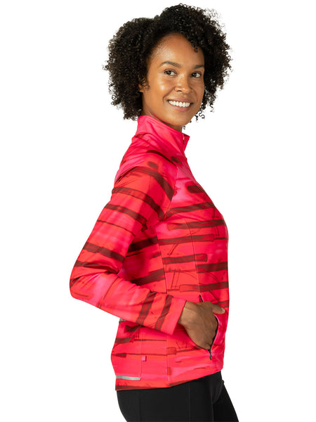 Terry Velocity Thermal Bike Jacket in color || Pink Lightning