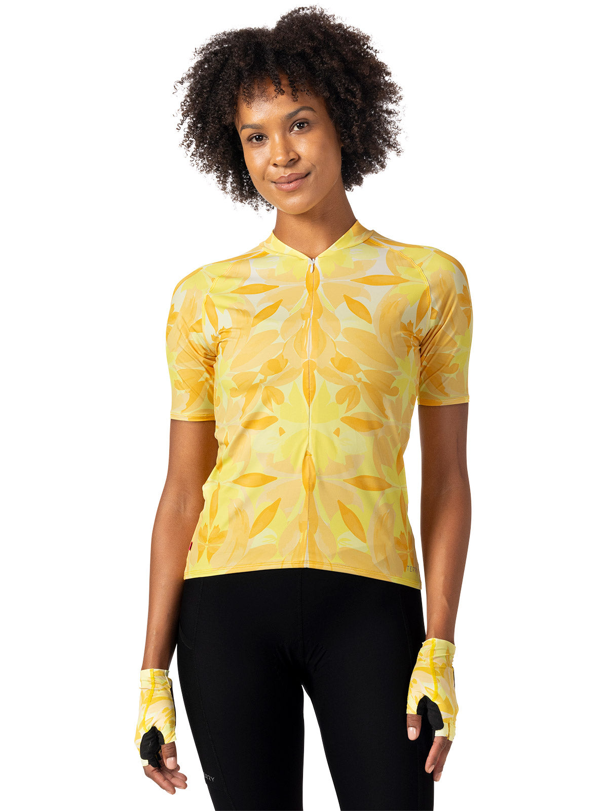 Terry Soleil Short Sleeve Bike Jersey in color || Aqueous Sun