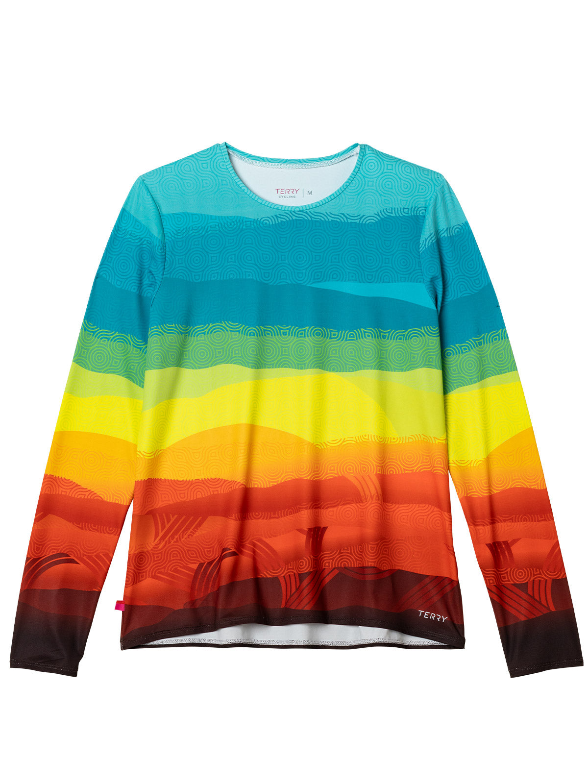Terry Soleil Free Flow Long Sleeve Multi Sport Top in color || Sedona