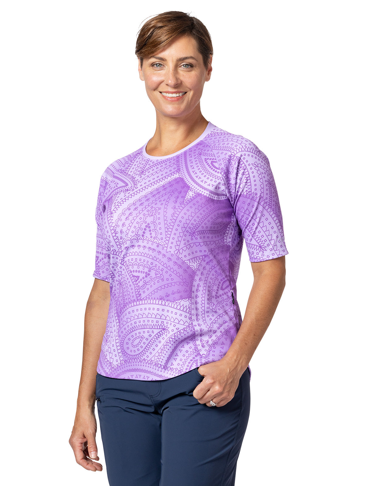 Terry Vista Bike Top in color || Bandana Thistle