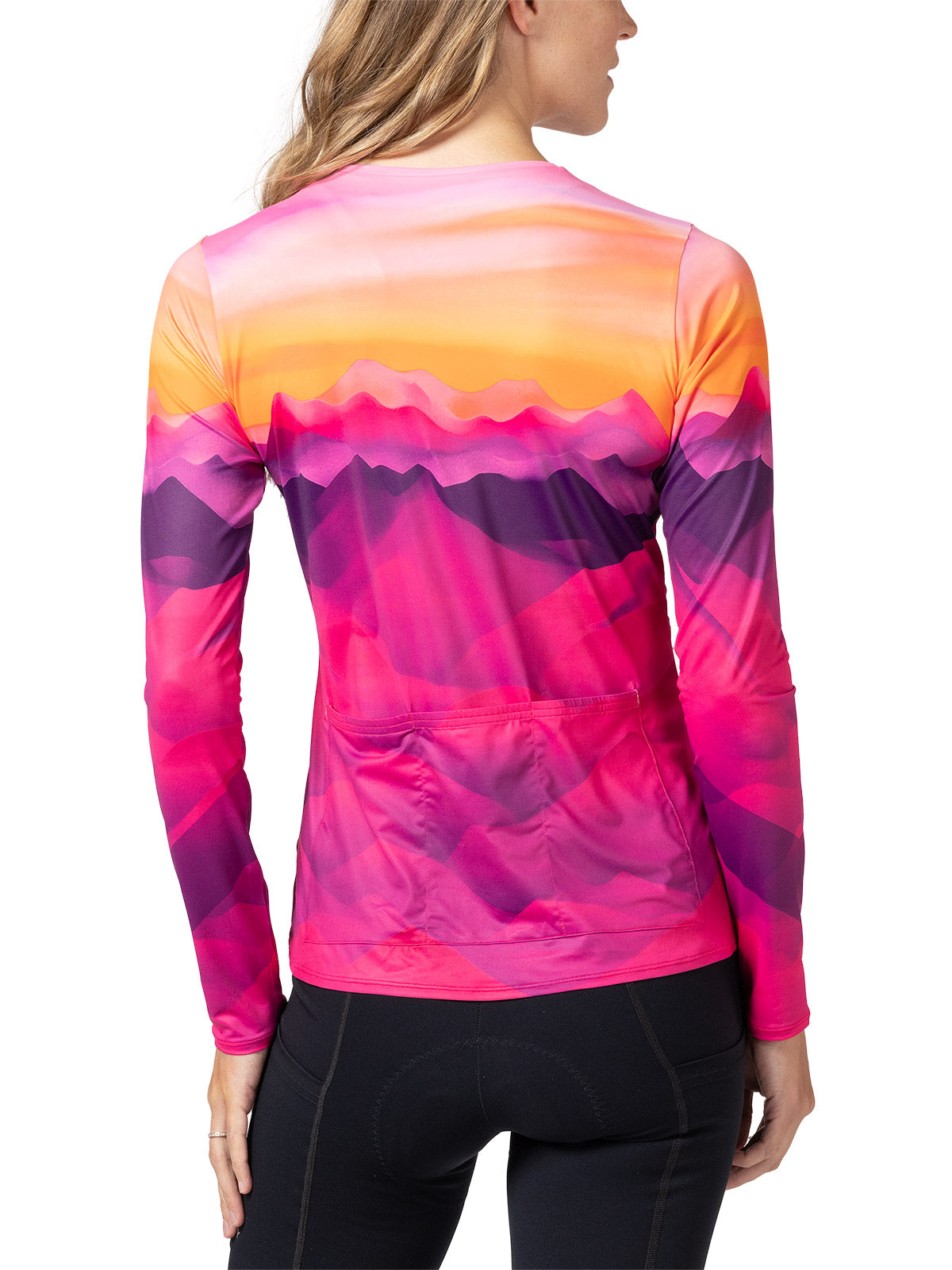 Terry Soleil Long Sleeve Bike Top in color || Impasto Stripe