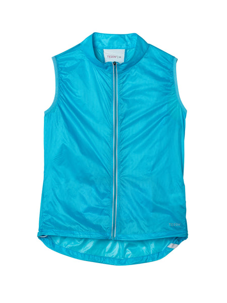 Terry Mistral Packable Bike Vest in color || Neon Blue