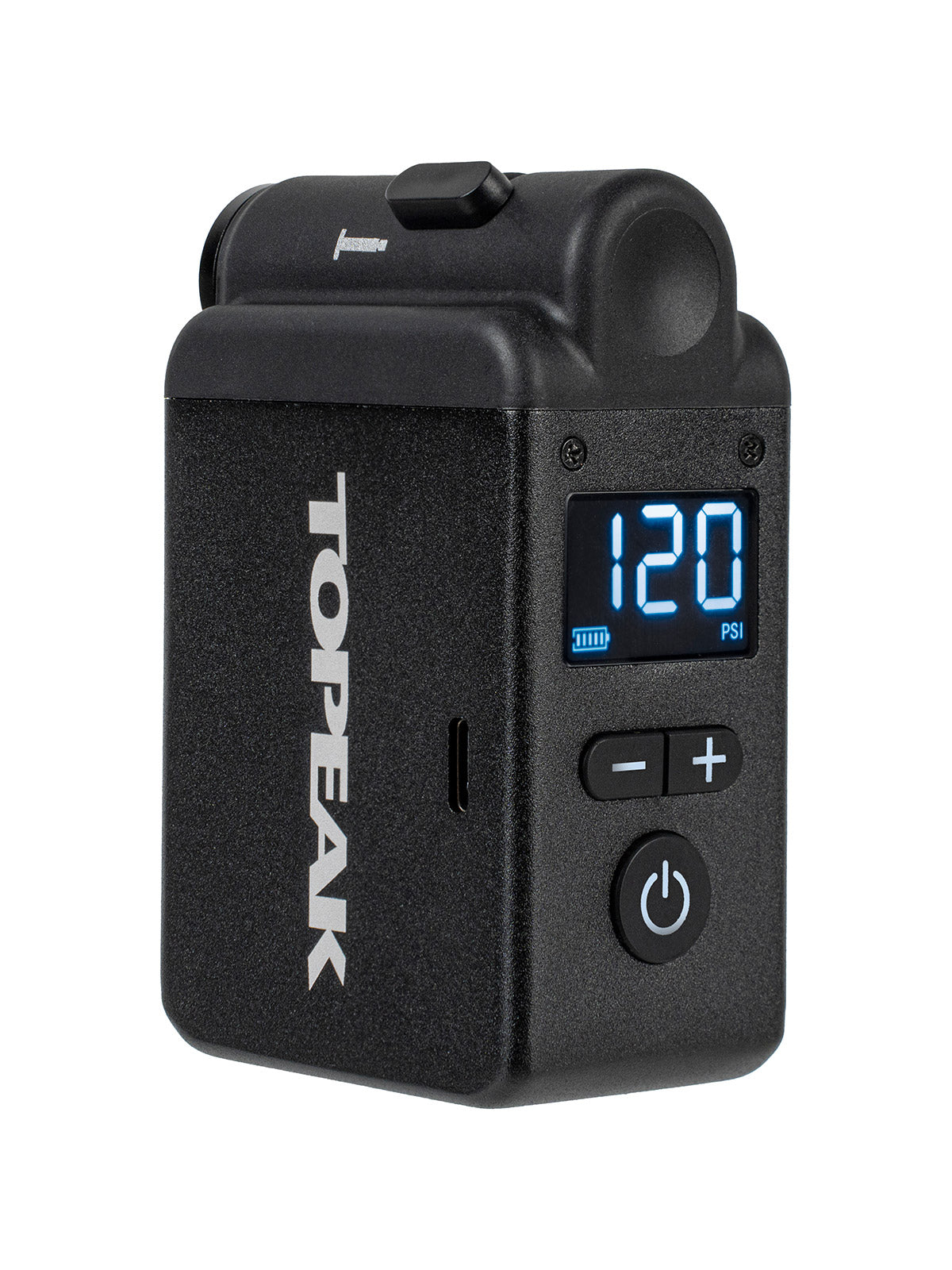 Topeak E-Booster Digital Bike Pump in color || Black