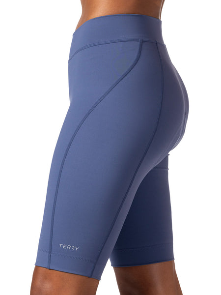 Terry Bike Bermuda Short in color || Indigo