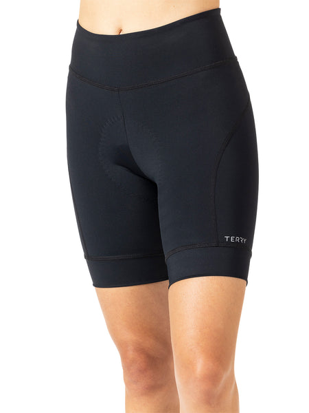 Terry Breakaway Hi-Rise Bike Short in color || Black