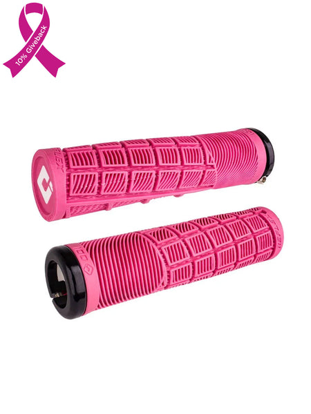 ODI Reflex V2.1 Bike Grips in color || White Pink