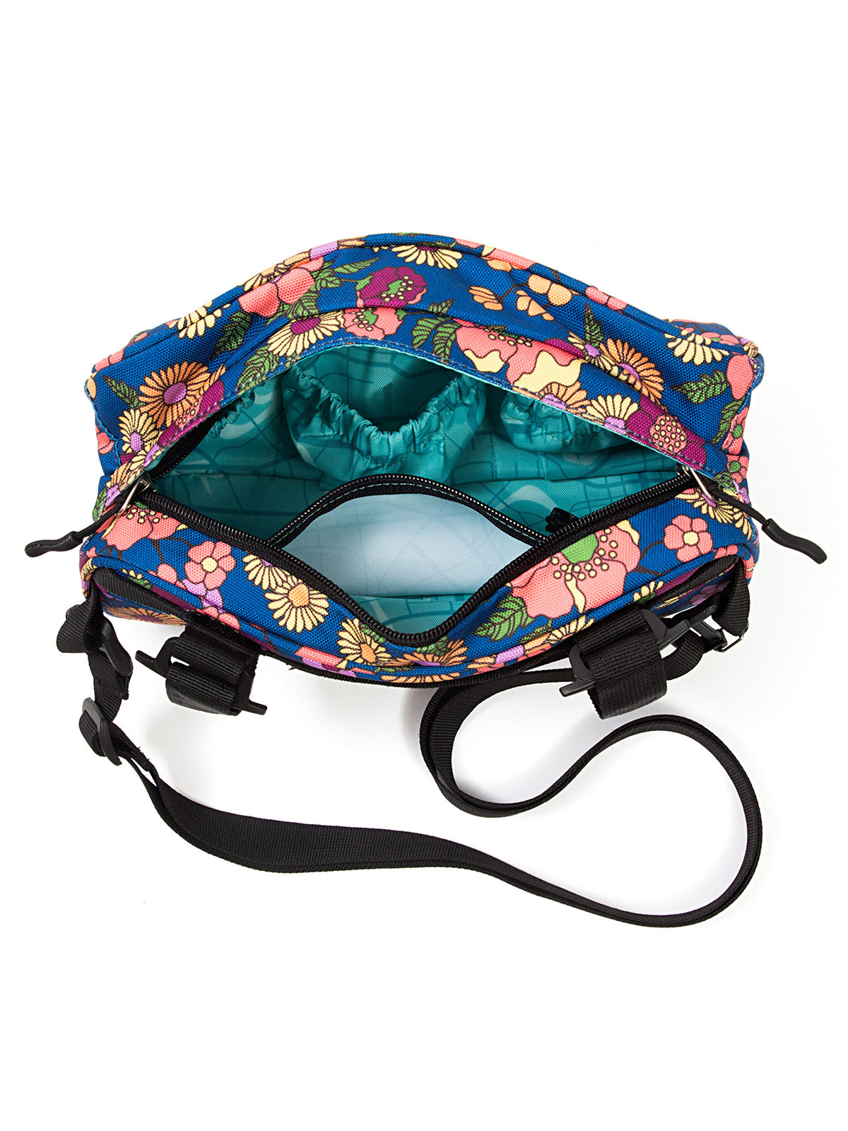 Po Campo Domino Bicycle Handlebar Bag in Meadow Colorway