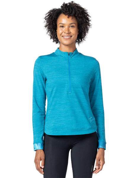 Terry Tulip Bike Jersey in color || Heather Azure
