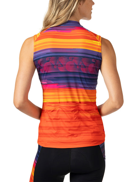 Terry Soleil Sleeveless Bike Jersey in color || Horizoom