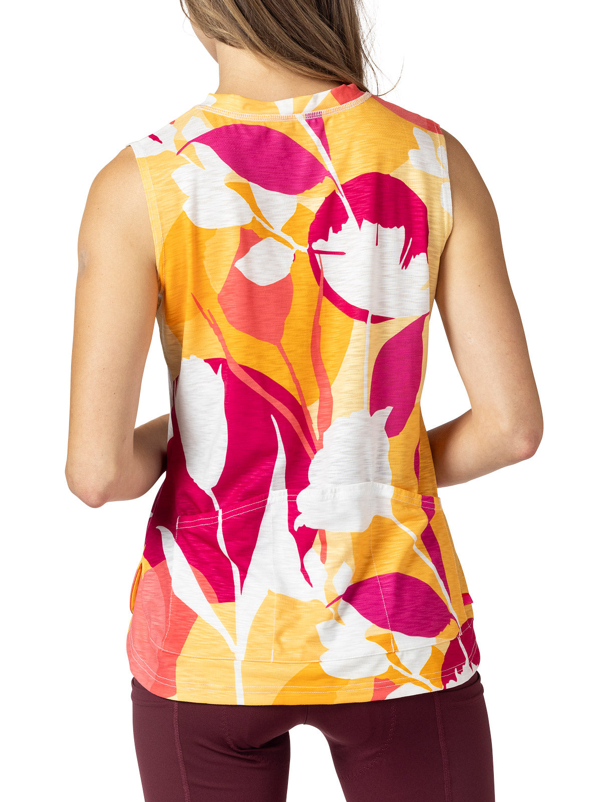 Terry Wayfarer Sleeveless Bike Top in Silhouette Colorway