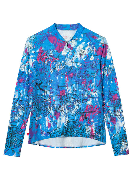 Terry Soleil Long Sleeve Bike Jersey in color || Urban Cadence