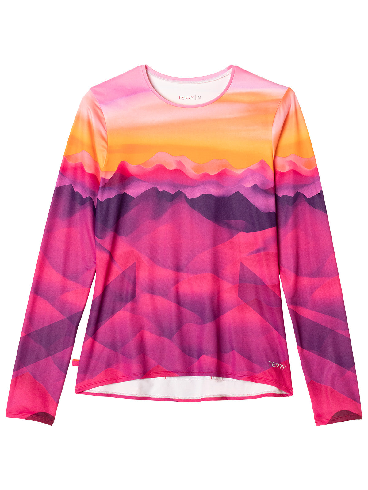 Terry Soleil Long Sleeve Bike Top in color || Impasto Stripe