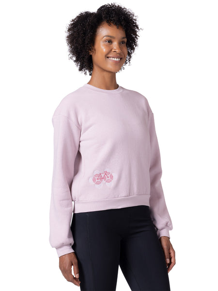 Terry Optibike Crewneck Sweatshirt in color || Pink