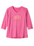 Terry Rover 3/4 Sleeve Top in color || Pink Heather | Optibike