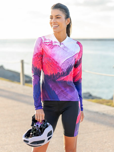 Terry Soleil Long Sleeve Bike Jersey in color || Alp dH2