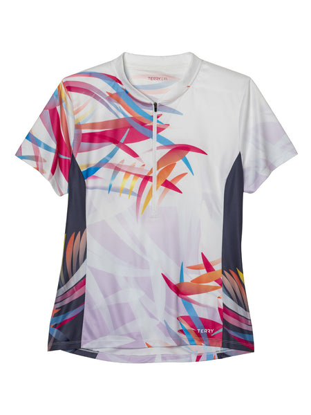 Terry Breakaway Mesh Short Sleeve Bike Jersey in color || Flux