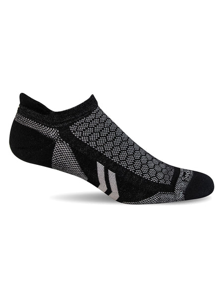 Sockwell Incline II Micro Cycling Socks in color || Black