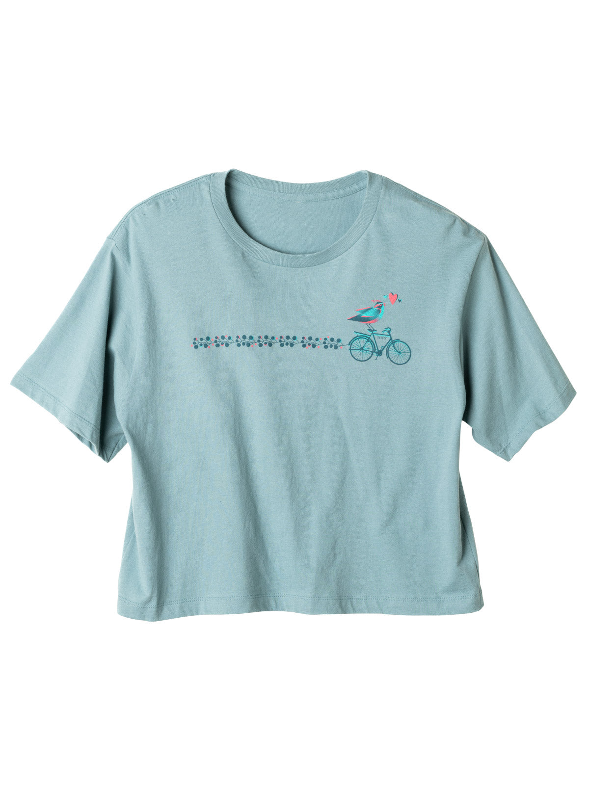 Terry Cyclo Crop Bike Tee in color || Whistle