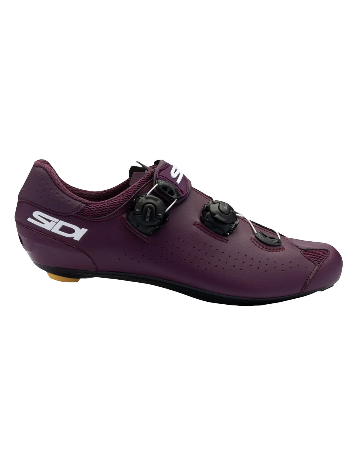 Sidi Genius 10 Bike Shoe in color || wine