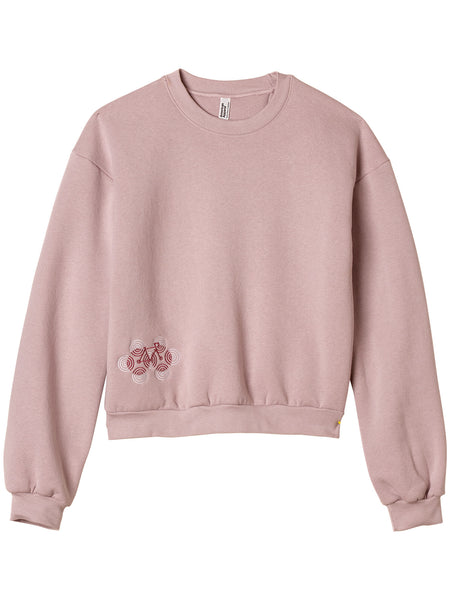 Terry Optibike Crewneck Sweatshirt in color || Pink