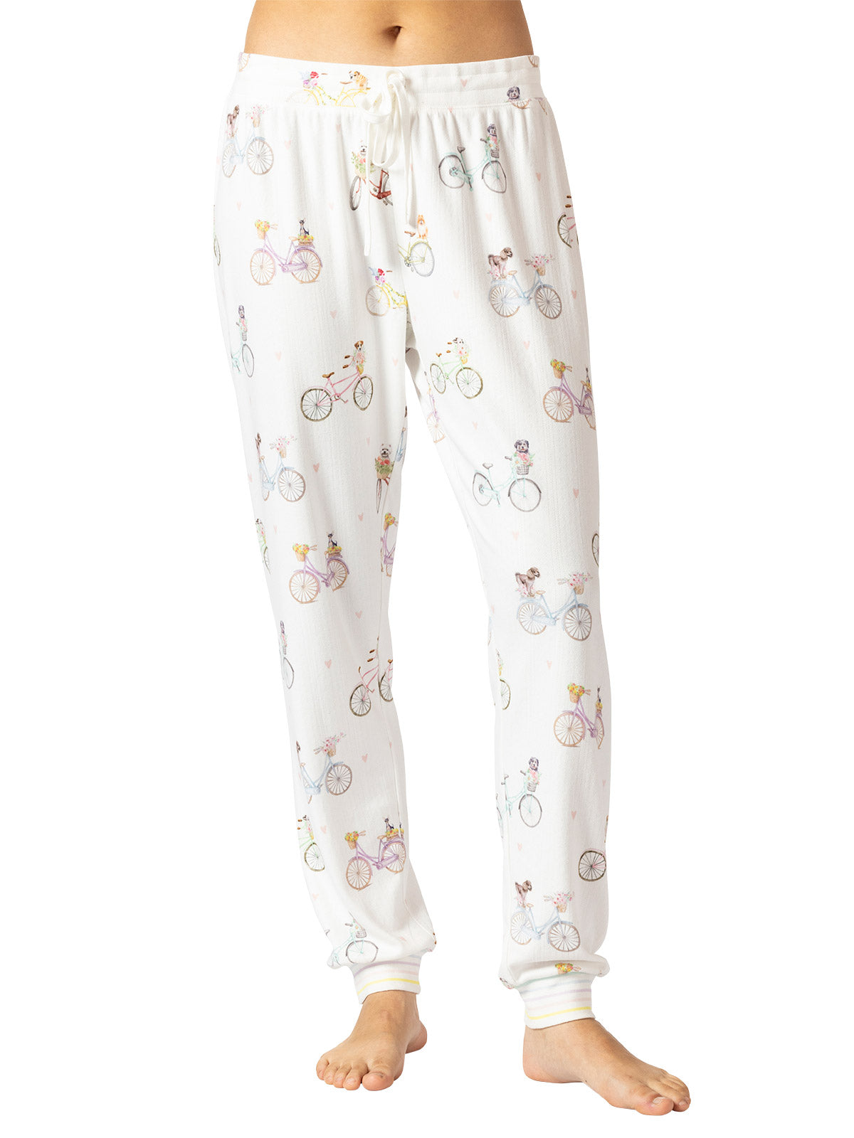 PJ Salvage Floral Market PJ Jam Pant in Ivory Colorway