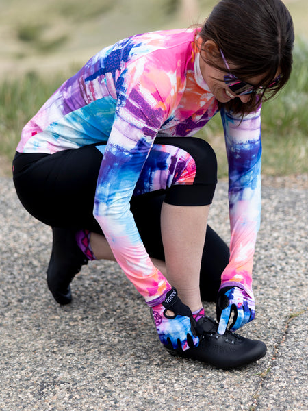Terry Full Finger Cycling T-Gloves in color || Painted Pedal