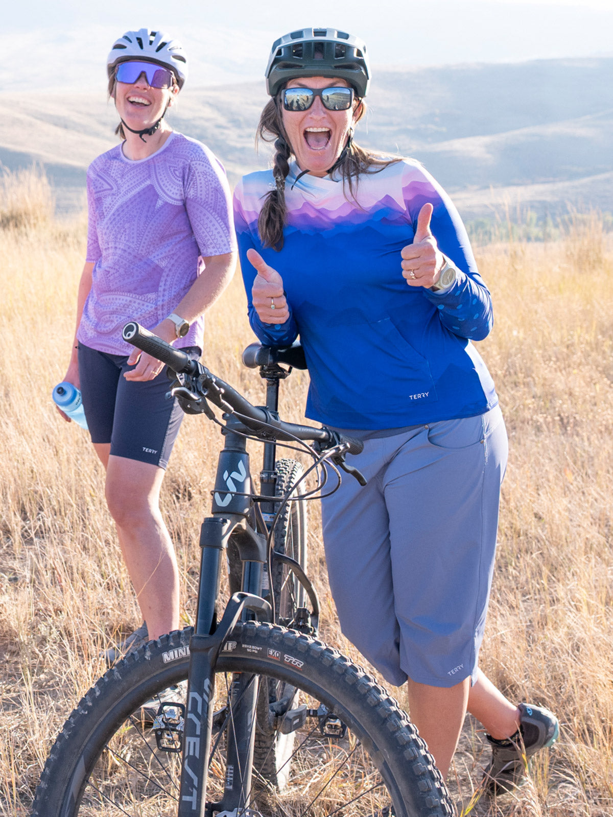 Terry Vista Bike Top in color || Bandana Thistle