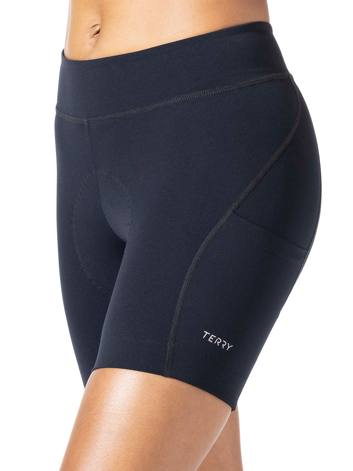 Terry Wayfarer 7 inch Bike Short in Onyx Colorway